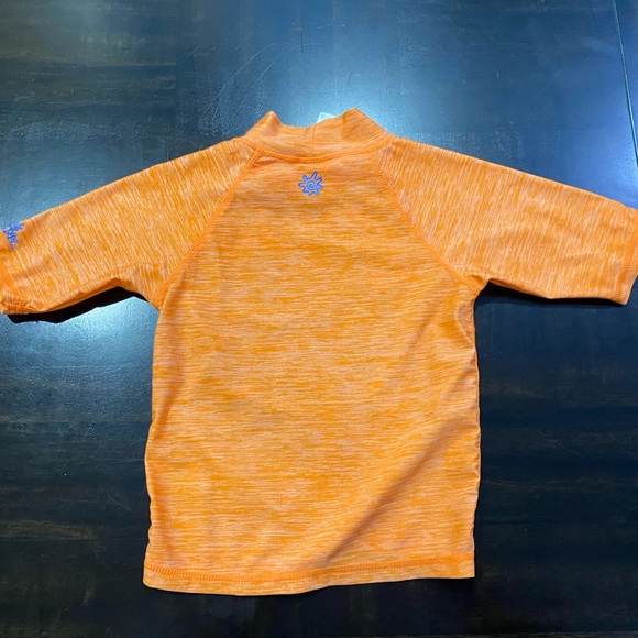 Boy's Short Sleeve Gone Fishing Swim Shirt Size 7 - Picture 7 of 11